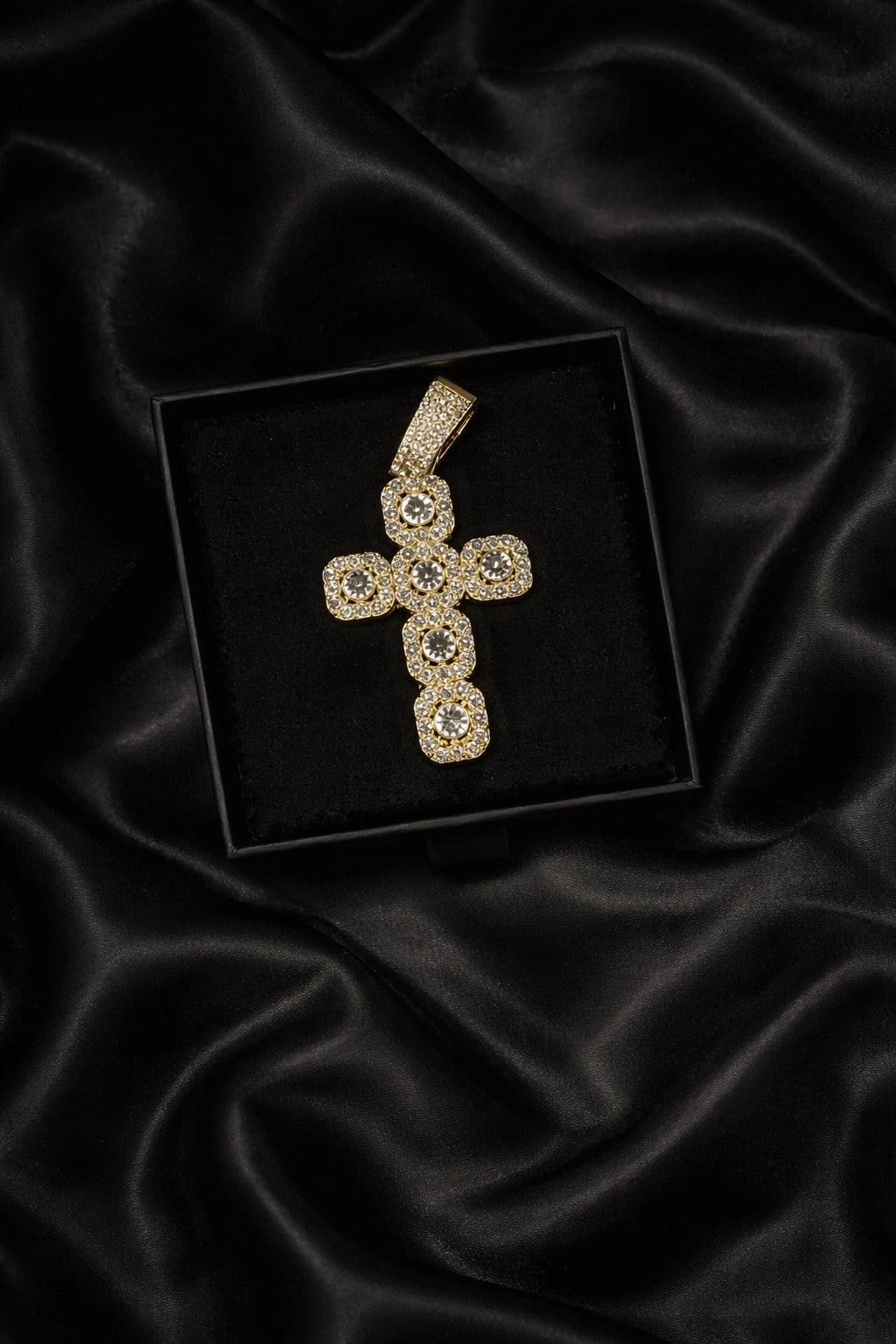 Radiant Grace Cross Charm