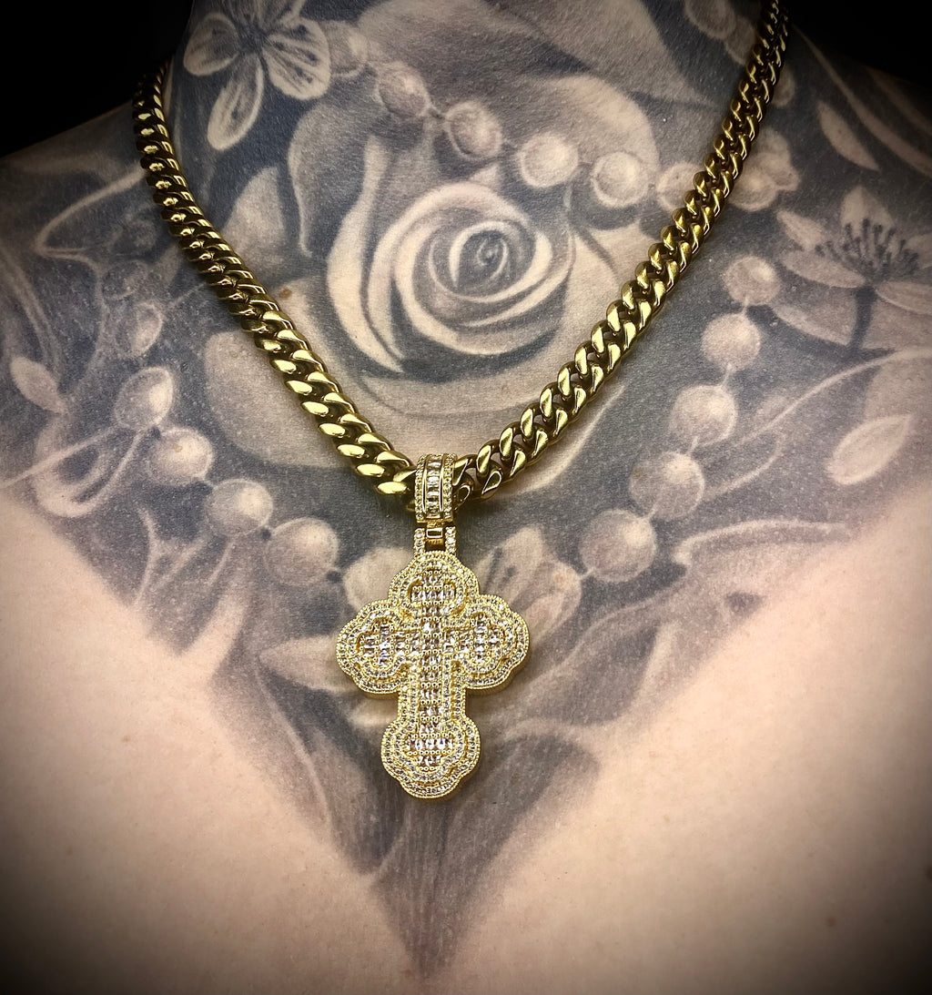 The Halo Cross Charm
